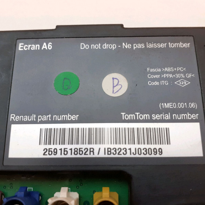 Afficheur digital occasion  Renault CLIO III (BR0/1, CR0/1) 1.5 dci (c/br0g, c/br1g) (2005-2012) 5 portes   259151852R  3