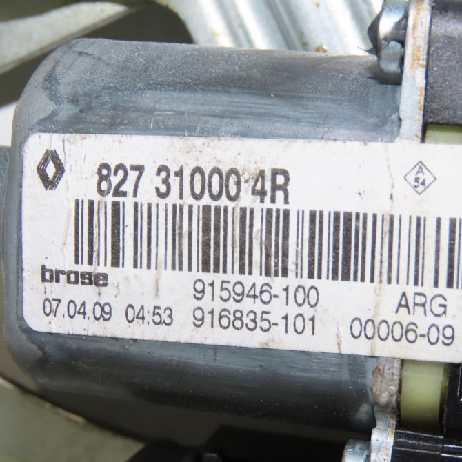 Mecanisme+moteur leve-glace arg occasion  Renault SCÉNIC III (JZ0/1_) 1.9 dci (jz0j, jz1j, jz1k, jz1s) (2009)   827216769R  2