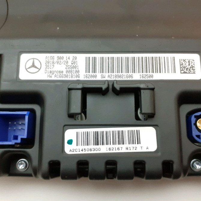 Afficheur digital occasion  Mercedes-benz CLASSE B Sports Tourer (W246, W242) B 180 cdi / d (246.212) (2013-2018)   166900822280  3