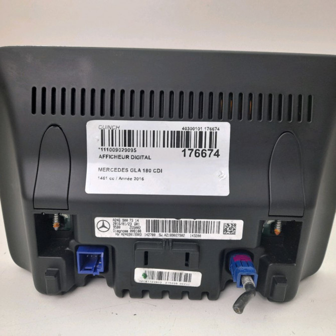 Afficheur digital occasion  Mercedes-benz CLASSE GLA (X156) Gla 180 cdi / d (156.912) (2014)   2469007314  3