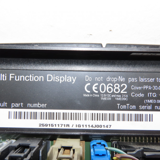 Afficheur digital occasion  Renault MEGANE III 3/5 portes (BZ0/1_, B3_) 1.5 dci (bz09, bz0d, bz1w, bz29, bz14) (2009) 5 portes   259151171R  2