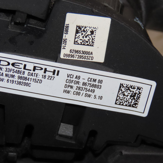 Volant de direction occasion  Peugeot 208 I (CA_, CC_) 1.6 hdi / bluehdi 75 (2013) 5 portes   96739503ZD  2