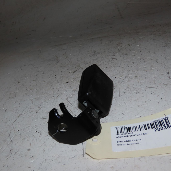 Ancrage ceinture arrière droit occasion  Opel CORSA D (S07) 1.2 lpg (l08, l68) (2011-2014)   13276908  2