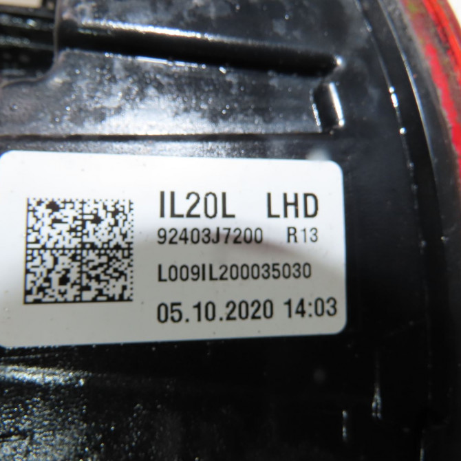 Feu arrière interieur gauche occasion  Kia CEED (CD) 1.0 t-gdi (2018)   92403J7200  2