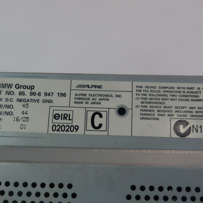 Afficheur digital occasion  Mini MINI (R50, R53) Cooper s (2002-2006)   65906947196  2