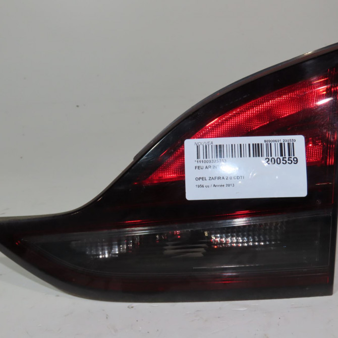 Feu arrière intérieur droit occasion  Opel ZAFIRA TOURER C (P12) 2.0 cdti (75) (2011)   39028600  1