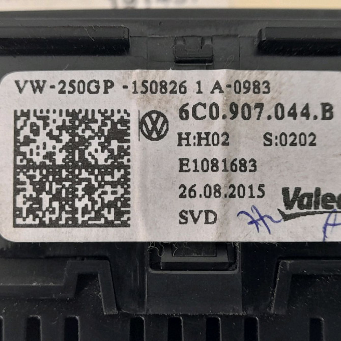 Commande de chauffage occasion  Volkswagen vw POLO V (6R1, 6C1) 1.8 gti (2014)   6C0907044  2
