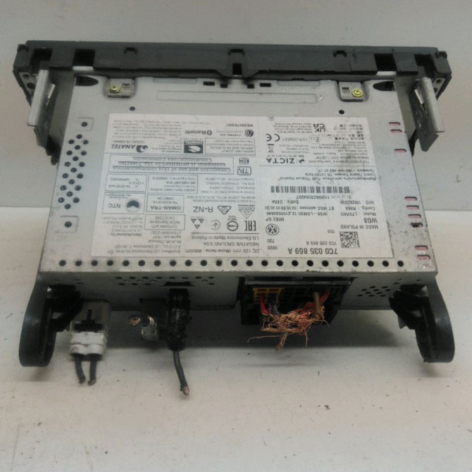 Autoradio occasion  Man TGE Camionnette 2.0 tdi (01v, 03v, 36v, uyb, uyc, uyd) (2017)   7C0035869A  4