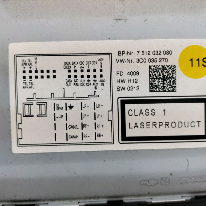 Autoradio occasion  Volkswagen vw SCIROCCO III (137, 138) 2.0 tdi (2010-2017)     2