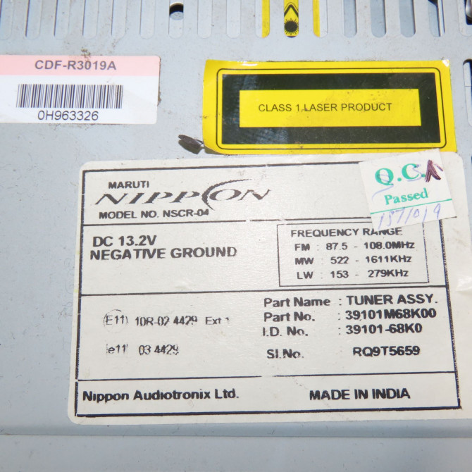 Autoradio occasion  Nissan PIXO (UA0) 1.0 (2009) 5 portes   281854A01A  2