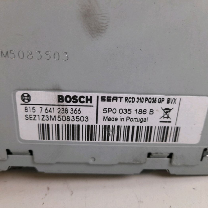 Autoradio occasion  Seat ALTEA (5P1) 1.6 tdi (2009)   5P0035186B  2