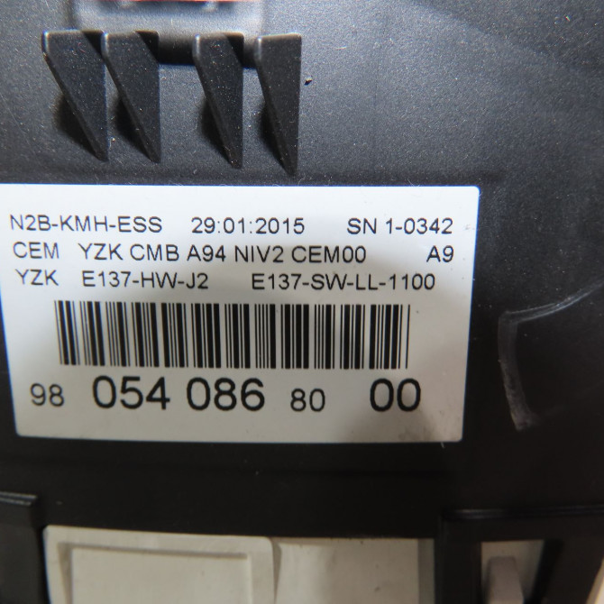 Bloc compteurs occasion  Peugeot 2008 I (CU_) 1.2 vti (2013-2018)   9805408680  2