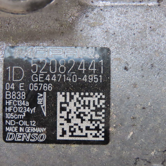 Compresseur air conditionne occasion  Jeep RENEGADE SUV (BU, B1, BV) 1.3 gse t4 (2018) 5 portes   52082441  2