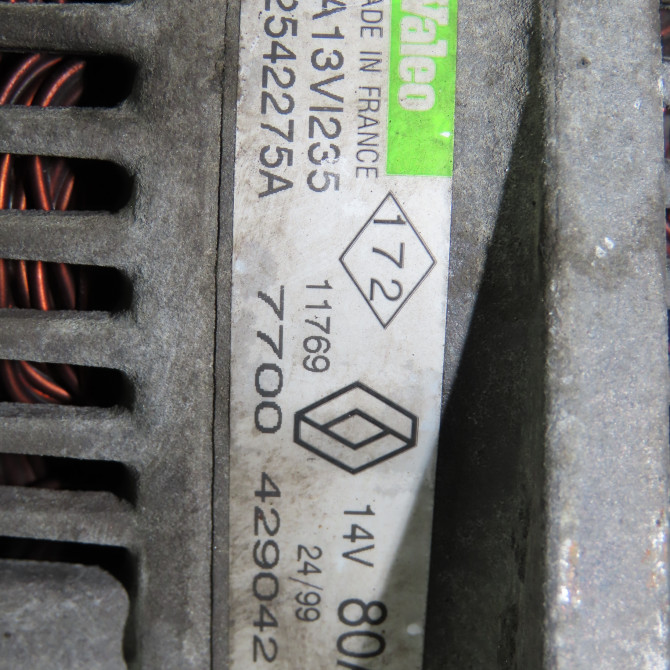 Alternateur occasion  Renault CLIO II (BB_, CB_) 1.6 (b/cb0d, bb00) (1998-2005)   7700429042  2