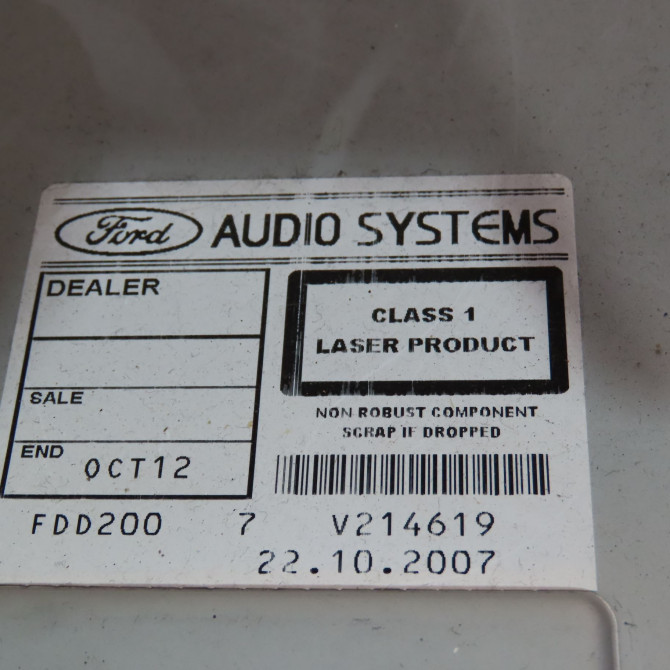 Autoradio occasion  Ford FOCUS II (DA_, HCP, DP) 1.6 ti (2004-2012)   7M5T18C815BA  3