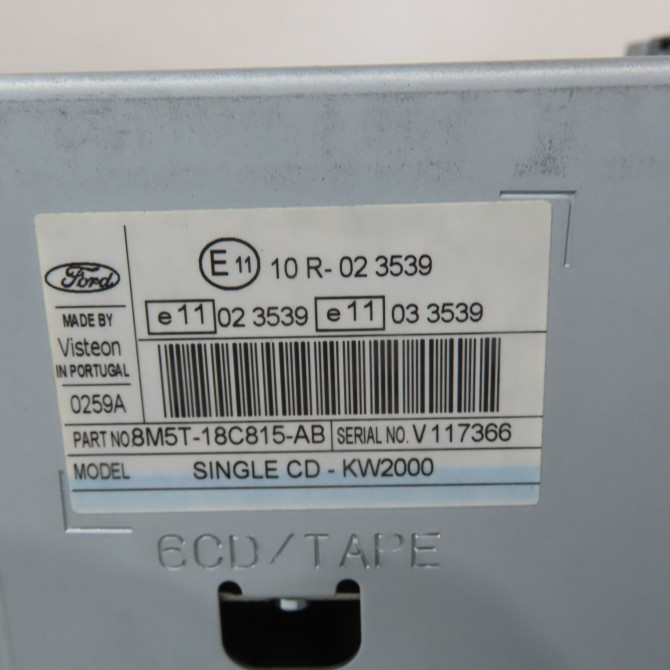 Autoradio occasion  Ford FOCUS II (DA_, HCP, DP) 1.6 tdci (2004-2012)   8M5T18C815AB  2