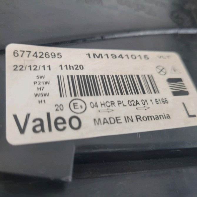 Phare gauche occasion  Seat TOLEDO II (1M2) 1.6 16v (2000-2006)   1M1941015  4