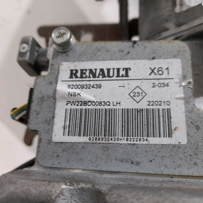 Colonne de direction assistee occasion  Renault KANGOO Express (FW0/1_) 1.5 dci 70 (fw0a, kw0v) (2008) 4 portes   8201558590  2