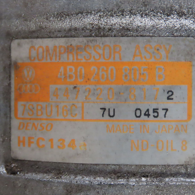 Compresseur air conditionne occasion  Audi A6 C5 (4B2) 2.8 (1997-2005)   4B0260805B  2