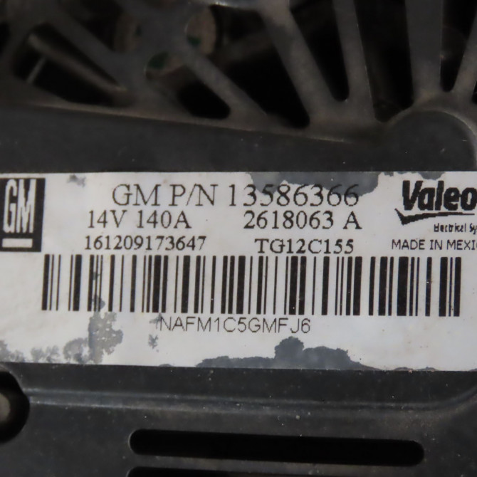 Alternateur occasion  Opel INSIGNIA A (G09) 1.6 cdti (68) (2015-2017)   13586366  2