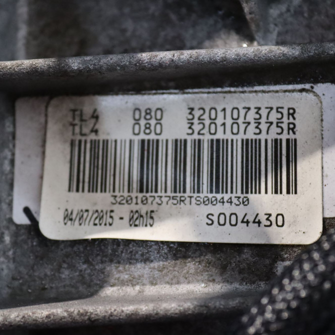 Boîte à vitesse mecanique occasion  Renault CAPTUR I (J5_, H5_) 1.5 dci 110 (2015) 5 portes   TL4080  2