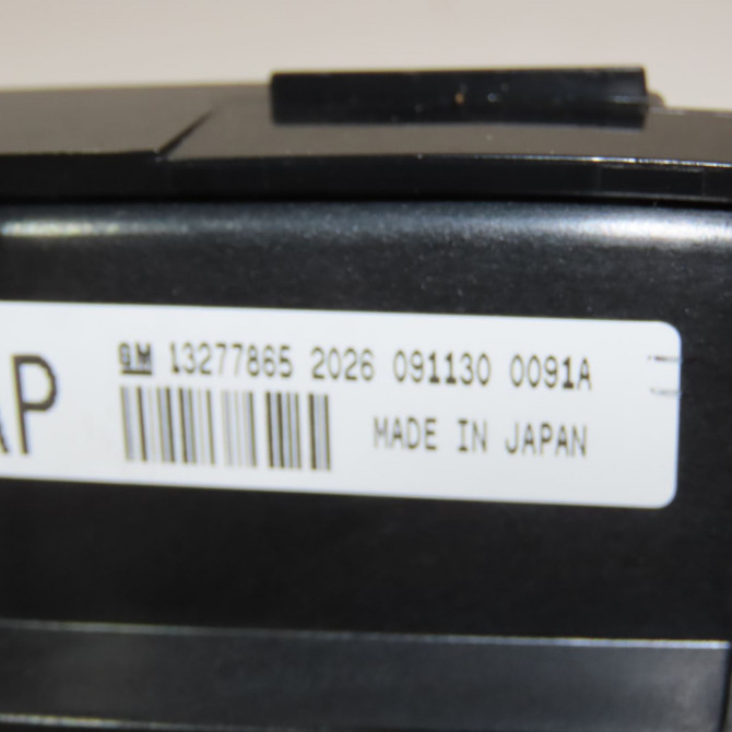 Commande de chauffage occasion  Opel INSIGNIA A (G09) 2.0 cdti (68) (2008-2017)   13277865  2