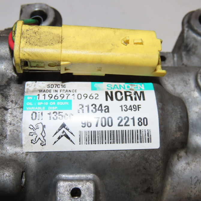 Compresseur air conditionne occasion  Citroën C5 III (RD_) 1.6 hdi 110 (2008)   9670022180  2