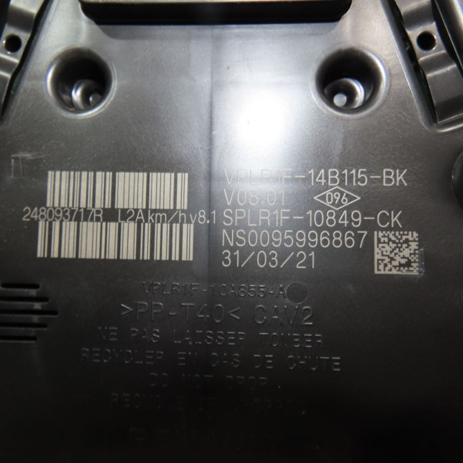 Bloc compteurs occasion  Dacia SANDERO III Liberty 125 i.e. (m73) (2012)   248093717R  2