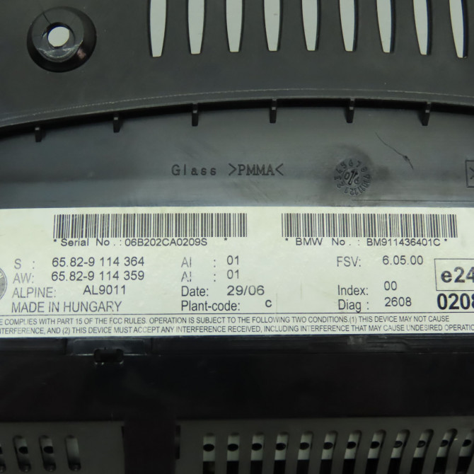 Afficheur digital occasion  Bmw 3 (E90) 330 i (2004-2011)   65829114364  2