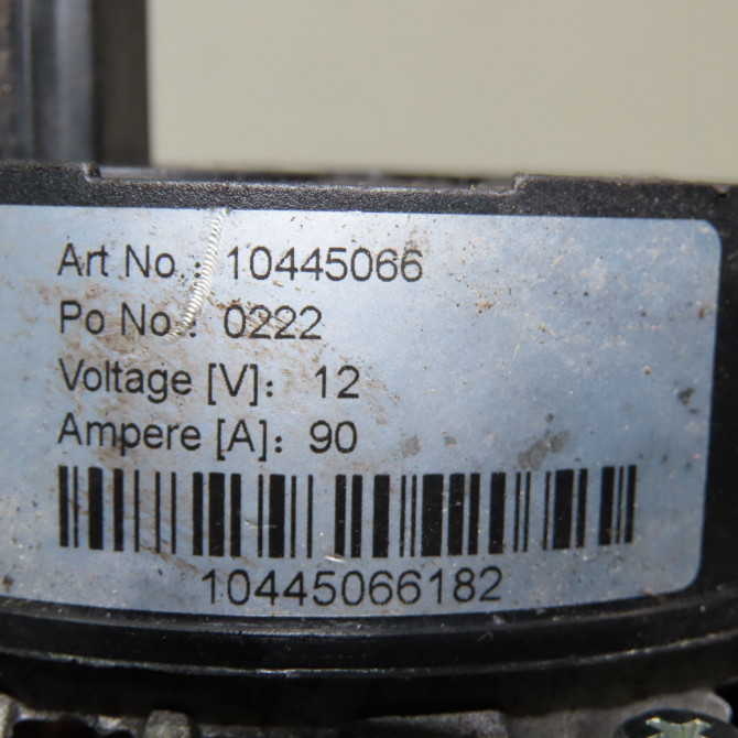 Alternateur occasion  Fiat GRANDE PUNTO (199_) 1.3 d multijet (199.axd11, 199.axd1a, 199.axd1b,... (2005-2010) 5 portes   10445066  2