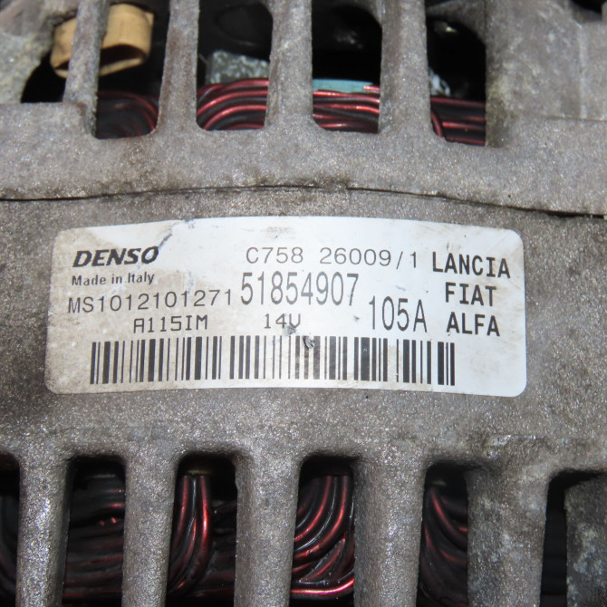 Alternateur occasion  Alfa romeo MITO (955_) 1.3 multijet (955axp1a, 955ayc1a) (2009-2018) 3 portes   51854907  2