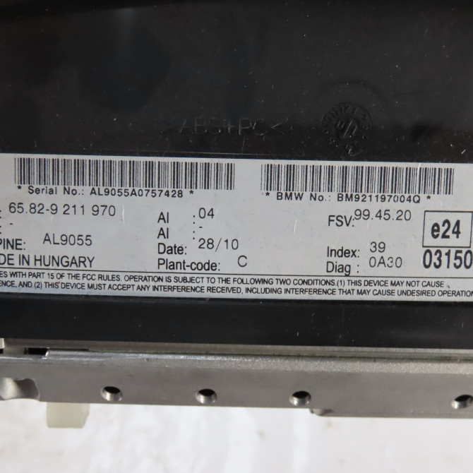 Afficheur digital occasion  Bmw 3 Coupé (E92) 320 d (2006-2010)   65829211970  2