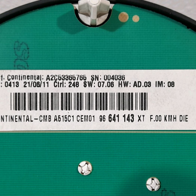 Bloc compteurs occasion  Citroën C3 II (SC_) 1.4 hdi 70 (sc8hzc, sc8hr0, sc8hp4) (2009) 5 portes   96641143XT  2
