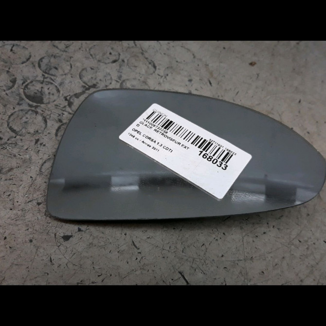 Glace  retroviseur exterieur droit occasion  Opel CORSA D (S07) 1.3 cdti (l08, l68) (2006-2014) 5 portes   13314362  1