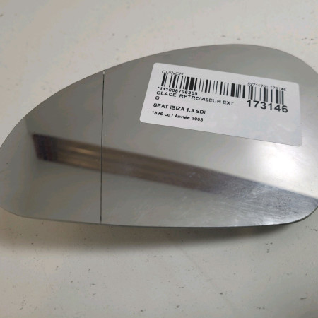 Glace  retroviseur exterieur gauche occasion  Seat IBIZA III (6L1) 1.9 sdi (2002-2005)   6L1857521A 