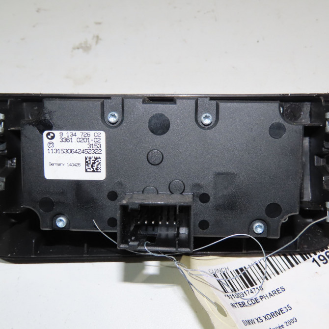 Interrupteur commande de phares occasion  Bmw X5 (E70) Xdrive 35 d (2008-2013)   913472602  3