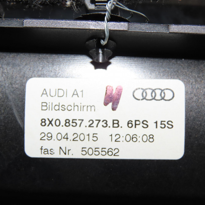 Afficheur digital occasion  Audi A1 (8X1, 8XK) S1 quattro (2014-2018)   8X0857273B  2