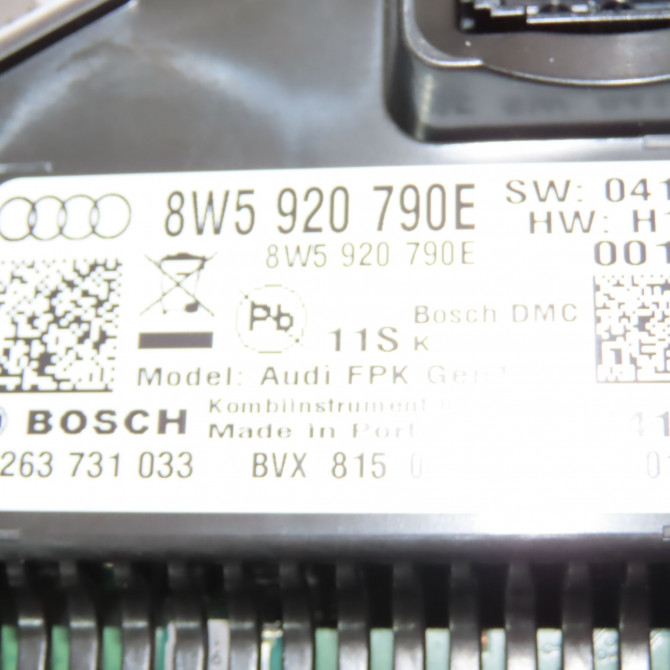 Bloc compteurs occasion  Audi A4 B9 (8W2, 8WC) 35 tfsi mild hybrid (2018)   8W5920790E  2