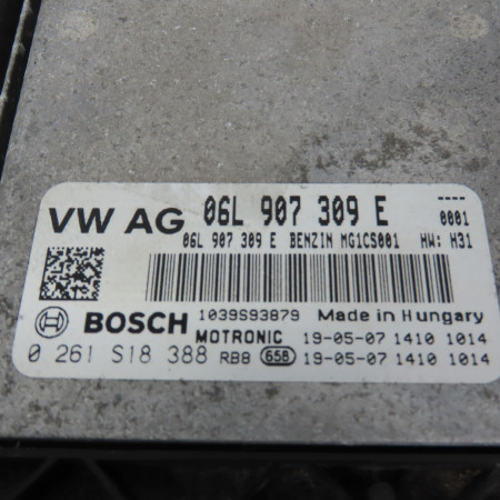 Calculateur moteur occasion  Audi A4 B9 (8W2, 8WC) 35 tfsi mild hybrid (2018)   06L907309E 