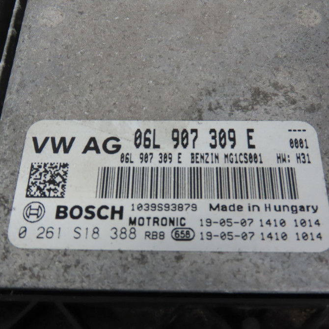 Calculateur moteur occasion  Audi A4 B9 (8W2, 8WC) 35 tfsi mild hybrid (2018)   06L907309E  1