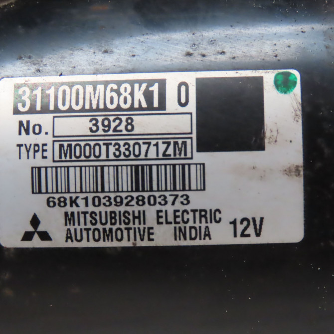 Démarreur occasion  Suzuki ALTO K10 1.0 (2012-2014)   31100M68K10  2