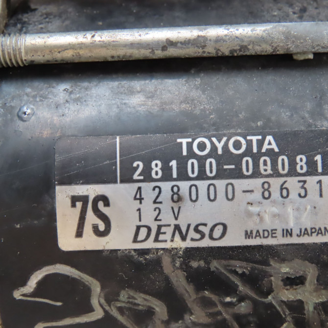 Démarreur occasion  Toyota YARIS (_P13_) 1.0 (ksp130) (2018)   281000Q081  2