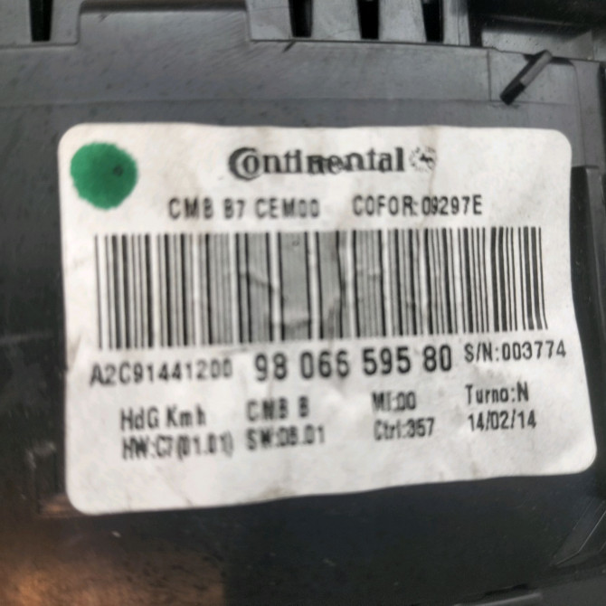 Bloc compteurs occasion  Citroën DS4 (NX_) 1.6 hdi 115 (2012-2015)   9812834180  4