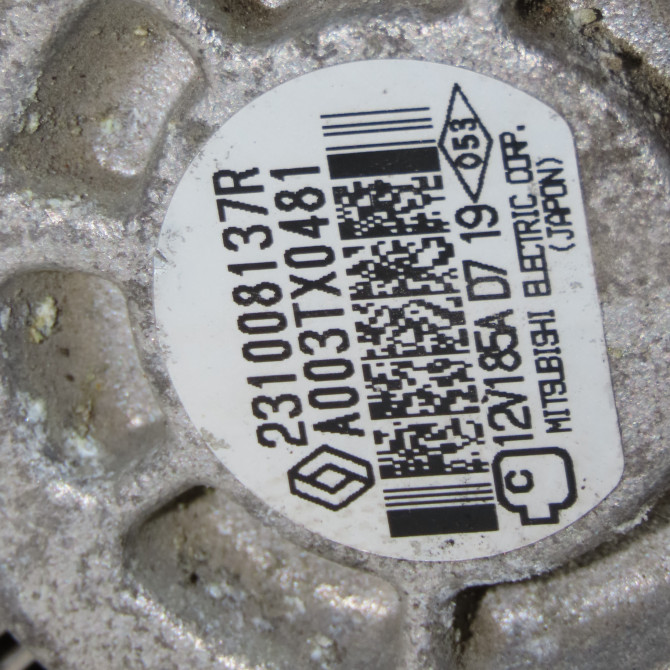 Alternateur occasion  Opel MOVANO B Camionnette (X62) 2.3 cdti fwd (fv) (2010)   A003TX0481  2