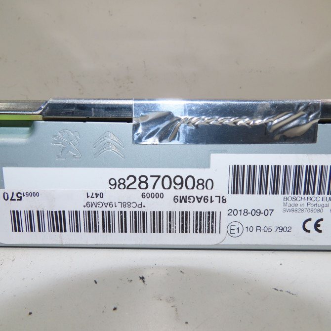 Autoradio occasion  Peugeot 2008 I (CU_) 1.2 puretech 82 (2018-2019)   9828709080  2