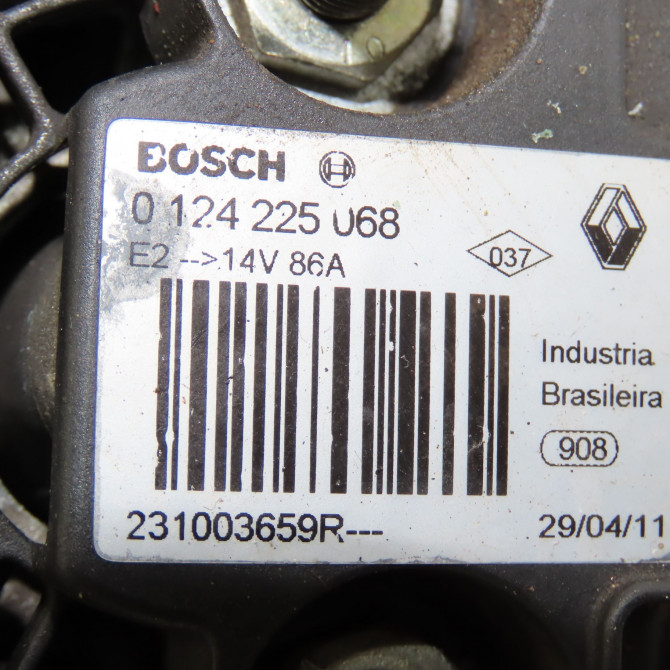 Alternateur occasion  Renault TWINGO II (CN0_) 1.2 16v (cn04, cn0a, cn0b) (2007-2014) 3 portes   231003659R  2