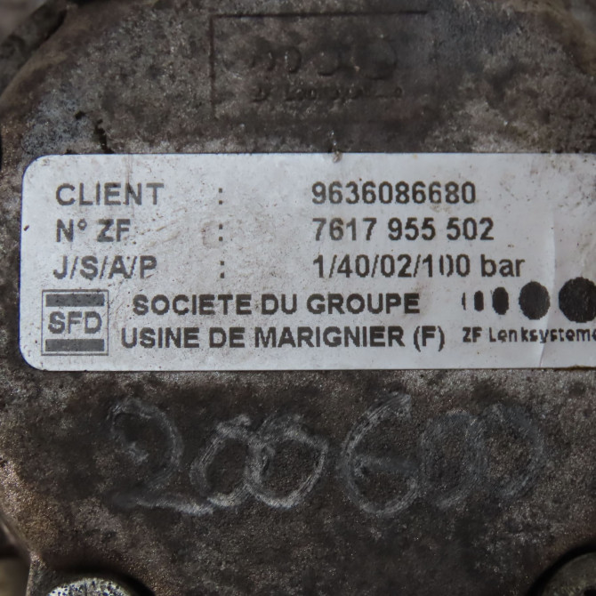 Pompe direction assistee occasion  Citroën C5 I (DC_) 2.2 hdi (dc4hxb, dc4hxe) (2001-2004)   9636086680  2