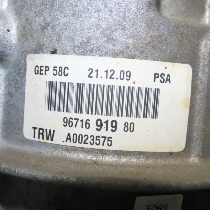 Moteur electrique de direction assistée occasion  Peugeot 308 I (4A_, 4C_) 1.6 hdi (2007-2014) 5 portes   9671691980  2