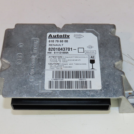 Boitier pyrotechnique occasion  Renault CLIO III (BR0/1, CR0/1) 1.2 16v (br02, br0j, br11, cr02, cr0j, cr11) (2005-2014) 5 portes   8201043701 