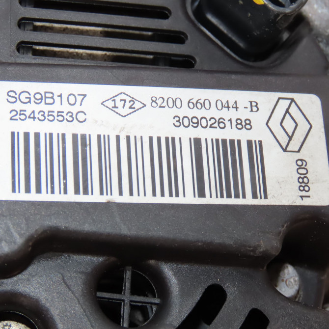 Alternateur occasion  Dacia SANDERO 1.2 16v (2008) 5 portes   8200660044  2